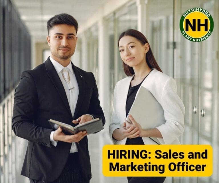 Hiring: Sales and Marketing Officer