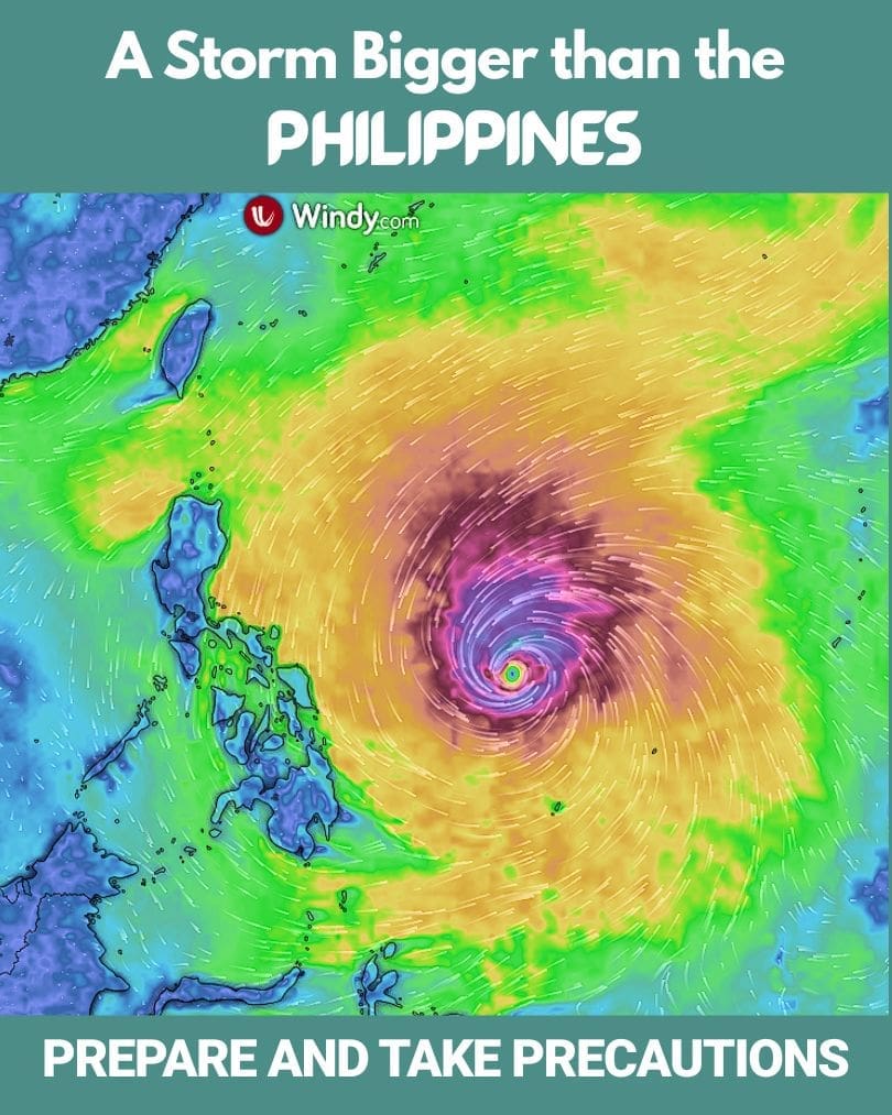 Typhoon Wanu n the Philippines